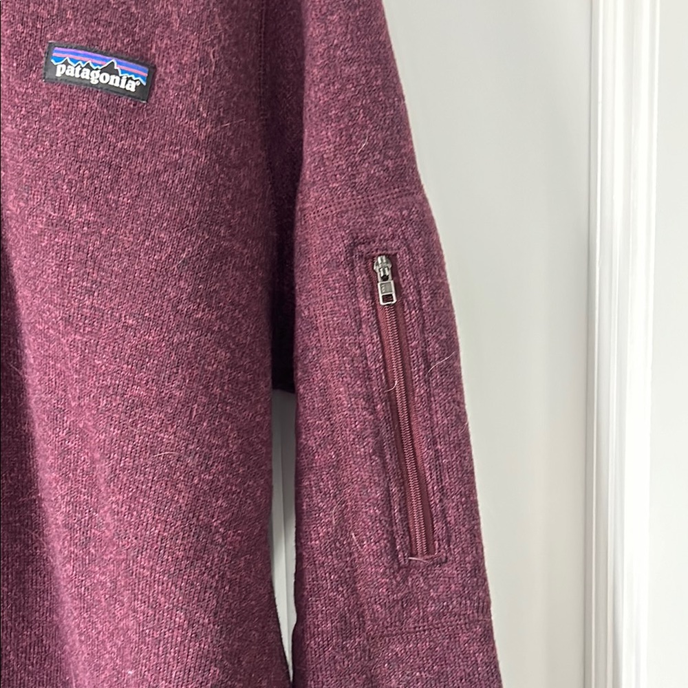 Patagonia Deep Purple 1/4 Zip Fleece Jacket - Picture 3 of 3